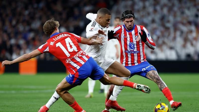Atletico Madrid và Real Madrid đang có tỷ lệ đối đầu khá căng thẳng 